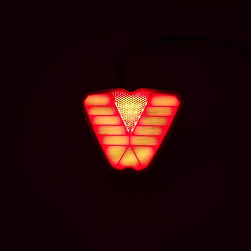 fits 2" Hitches Light-Up Triangle Shape Trailer Hitch Receiver Cover