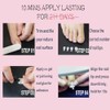 Puntas para uñas de los pies, 216 piezas de uñas
