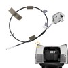 TQPONLY Tailgate Door Upper Latch w/Cable Compatible with 1992-2009 Ford