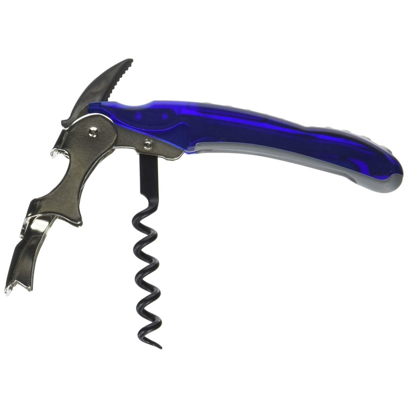 Franmara 3161-BU Nonstick Spiral Translucent Double Power Two-Step Waiter Corkscrew