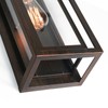 Slypadan 15" Large Outdoor Light Fixture Wall Mount, Distressed Brown