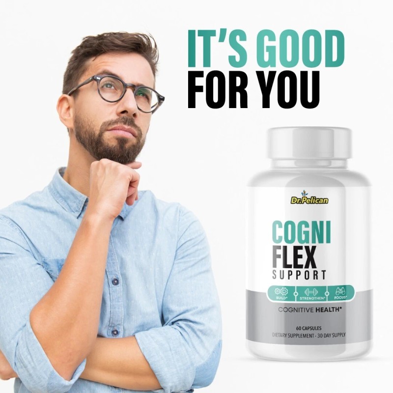 Pelican Vitamins Cogni Flex Support- Brain Support- 60 Capsules