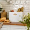 HOME PALETTE Extra Large Bread Box for Kitchen Countertop Corner