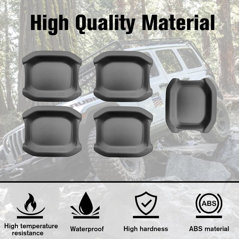 LitMiRaCle Car Door Bowl Scratch Protector for Jeep Wrangler JL,