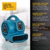 XPOWER P-80A Mini Mighty 138 W 600 CFM Centrifugal Air