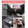 GKYMYZ 1pair 3 Section Bottom Mounted Drawer Slides with 100