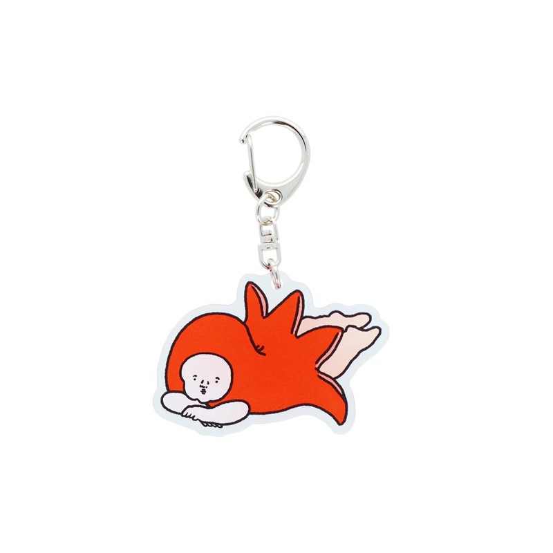 Sunstar Stationery S8349037 Kabori Seikatsu Keychain, Acrylic, Octopus Winer