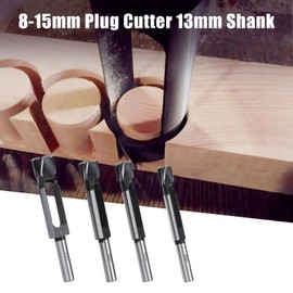 Deep Tenon Drill for Carpentry Work, 8 mm, 10 mm, 12 mm, 15 mm, 20 mm, 25 mm, 30 mm, 35 mm, 40 mm, Wood Dowel Hole Cutter, Tenon Cutter, Cork Drill, Deep Dowel Cutter (8/10/12/15 mm)