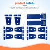 JeCar 12PCS Blue Full Set Hinge Cover Trim Kit Fit