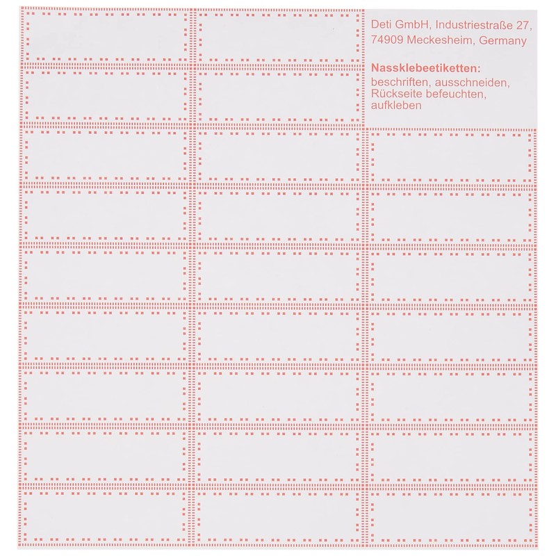 Deti Weck Einmach – Folie Pack A 25 Stck 5050