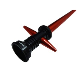 5.4" inch BIG RED LIGHTSABER Blade Laser Sword ANTENNA in CNC Machined Billet Aluminum Short for Dodge Ram 1500 2500 3500 09-18 2009-2018