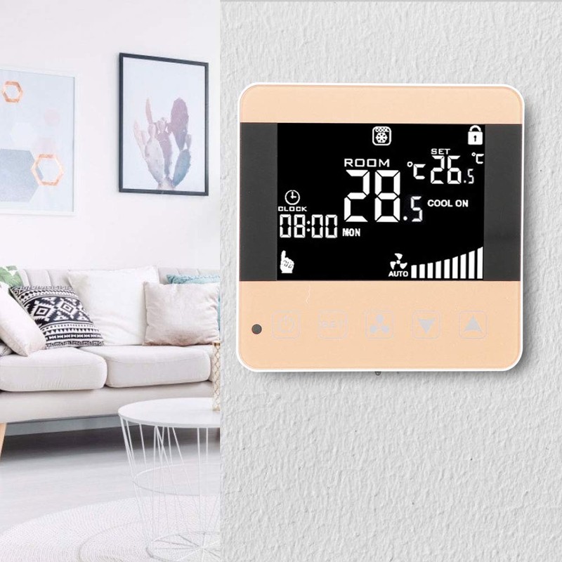 Room Thermostat, AC 200-240 V Smart WiFi Thermostat for Gas