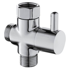 Aicosineg Brass Diverter, Branch Faucet, G1/2, Inlet, G3/4, Outlet Shower Head, Switching Valve, Faucet Adjustable, Parts for Bath, Toilet, Bathroom Faucet, T-Shaped Adapter, Shower Hose, Bathroom