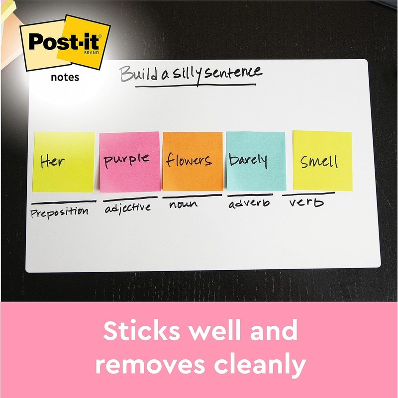 Post-it Notes Mini Cube, Assorted Colours, 1 Pad, 51 mm