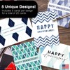 Work Anniversary Cards Bulk Greeting Set (25 Card Variety Pack