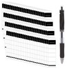 100 Folder Labels and 1 Black Marker Pen, Folder Classification