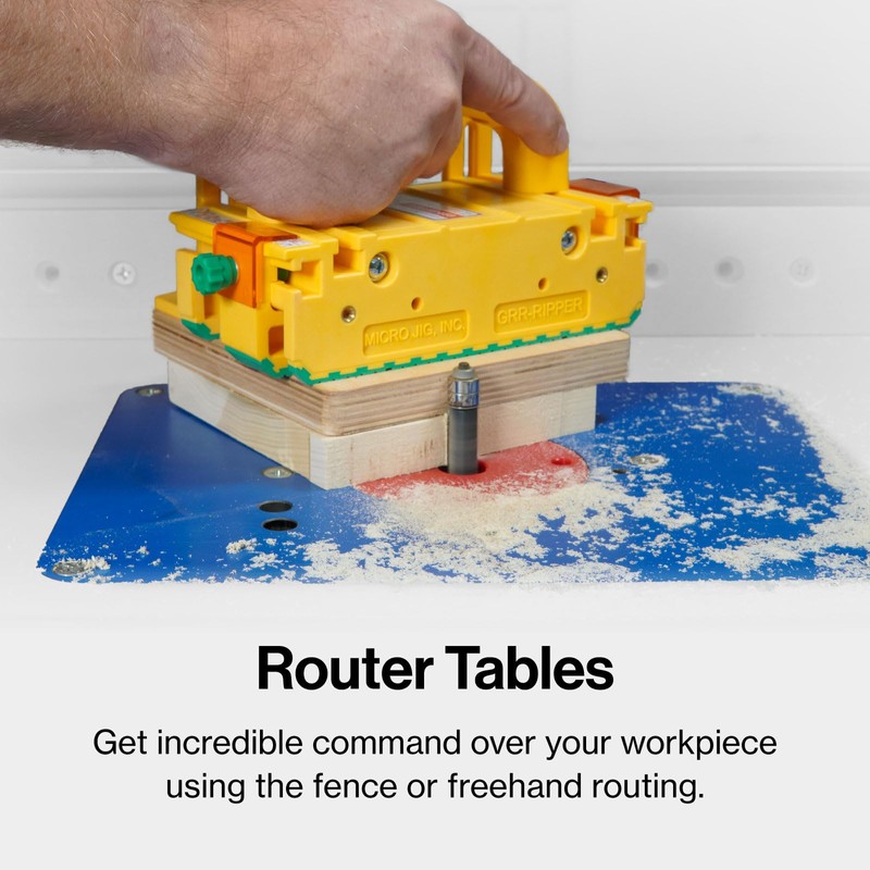 MICROJIG GRR-RIPPER Pro 3D Pushblock for Safety, Precision and Control,