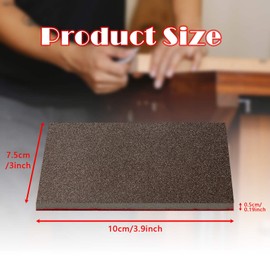 XWADJCD Sanding Sponge Set, 20 Pcs 320 Grit Sanding Block Pads Dry Wet Sanding Sponge Soft Foam Fine Drywall Sandpaper for Crafts Furniture Wood Model Drywall Metal Rust Removal Polishing