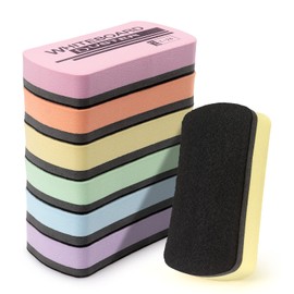 Tamaki 6 Pack Dry Erasers for White Board Magnetic Whiteboard Eraser, Whiteboard Erasers for Kids Classroom, Pastel Color