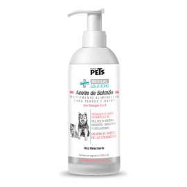 Aceite De Salmón Omega 3 Y 6 Para Perros Y Gatos 250 Ml