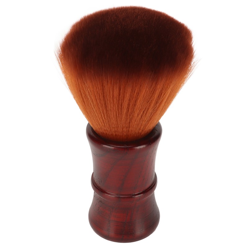 Men Beard Brush Soft Nylon Hair Wooden Handle Beard Grooming
