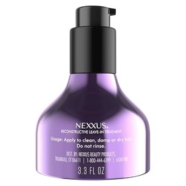 Nexxus KERAPHIX - Cristalizador líquido para fortalecer el cabello, tratamiento reconstructivo sin enjuague para cabello dañado alimentado por terapia de resistencia a queratina KRT con aminoácidos de cristal líquido, 3.3 onzas líquidas