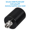 Sousery 50W PL259 UHF Male Dummy Load,DC-520MHz,50 Ohm