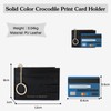 PORRASSO Credit Card Holder Coin Purse Women's PU Leather Card