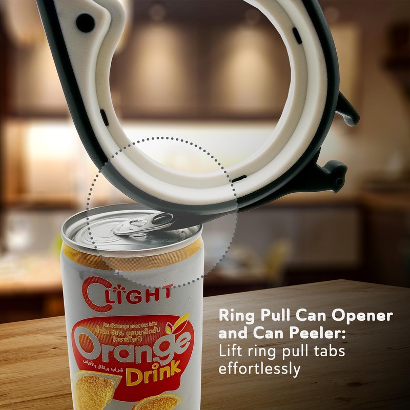 Straame 7-in-1 Jar Opener, Effortless Bottle Opener and Ring Pull