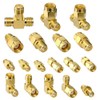 leeyovk SMA Kit, SMA Terminal, Coaxial Converter, Connector, SMA Male
