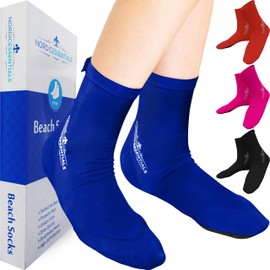 Nordic Essentials Beach Socks 1 Pack, blue