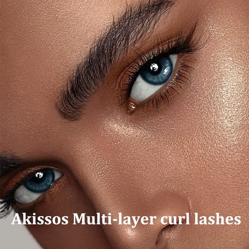 Akissos Naturlook Classic Eyelashes 6DD 5 Pairs Fluffy False Eyelashes