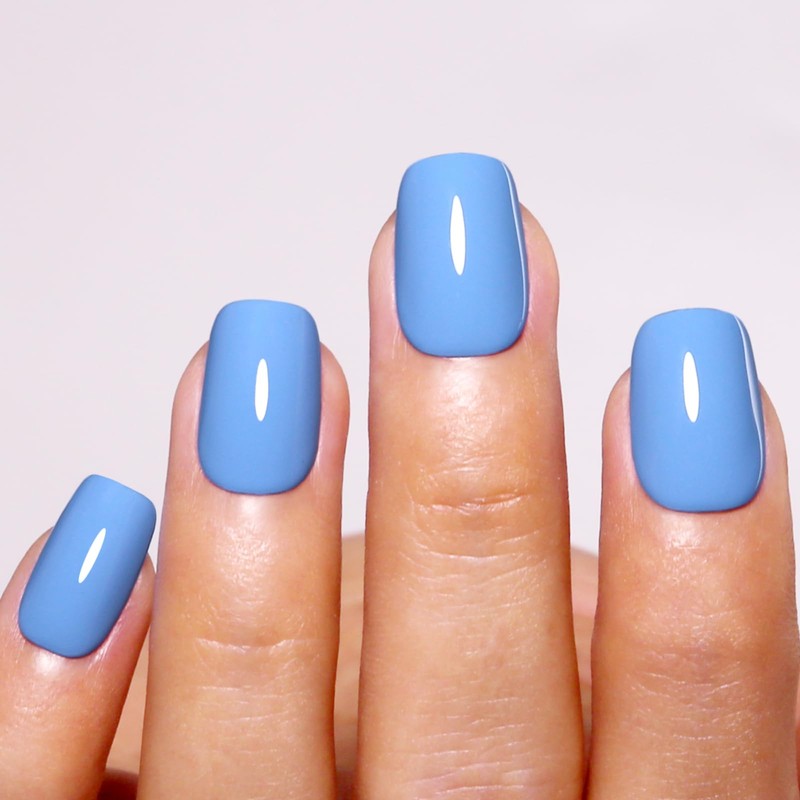 Firedeep Baby Blue Gel Nail Polish, 0.54 Fl Oz Large