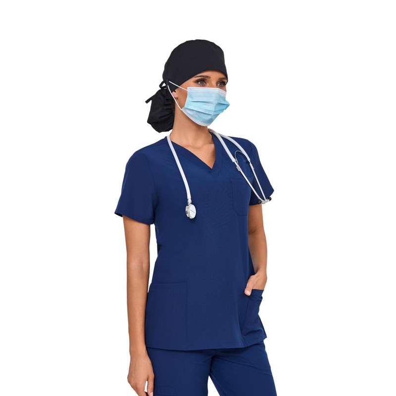 IRIS CRAFT IRIS CRAFT Adjustable Working Cap with Button, Satin-Lined