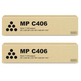 MPC406 MP C407 Black Toner 842091 Replacement for Ricoh MP C406 Black Toner