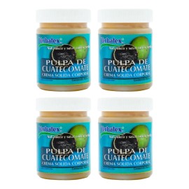 Pack 4 Pomadas De Pulpa De Cuatecomate Frasco De 40g Hierbas