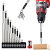 High-Magnetic Screwdriver Drill Bit Set, 9pcs Upgrade S2 Alloy Steel
