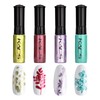 4 Colours Nail Polish Set Colourful Metallic Colour Glitter Stamping