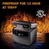 SentrySafe Black Fireproof and Waterproof Safe, File Folder and Document