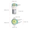 5W Small Peristaltic Pump Low Flow Gear Drive Liquid Transmission