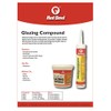Red Devil 0662 Pre-Mixed Glazing Compound, 1/2 Pint