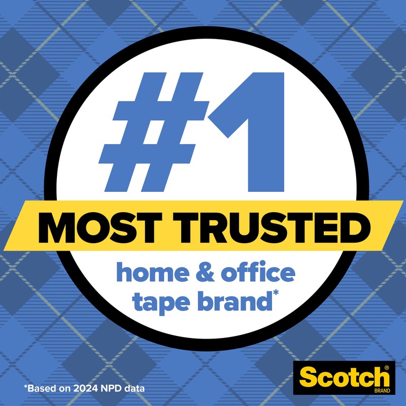Scotch Wall-Safe Tape, 1 Dispenser Roll, Removable Wall Safe Tape,
