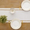 Wracra Jute Farmhouse Table Runners 36 Inches Long, Macrame Rustic