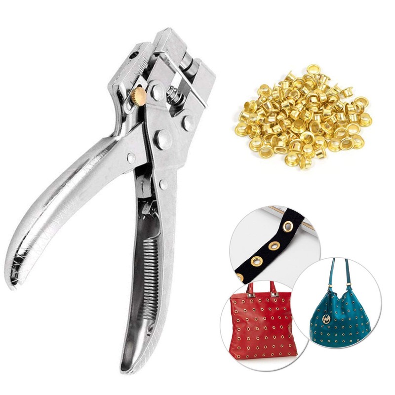 Trimming Shop Steel Eyelet Plier Heavy Duty Rivet Setting Tool