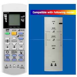 Replacement Remote Control for TOTO THU9489 Toilets and Bidets,Washlet S350E