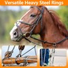 BEYOURD 4 3/4 inch Metal O Rings, Stainless Steel Round
