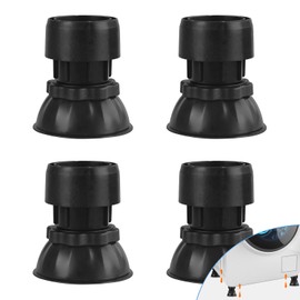 Anti Vibration Pads for Washing Machine - 4 Pack Adjustable Washing Machine Foot Pads for Anti-Walk, Noise Reducing Anti Slip Anti Vibration Rubber Variety Washing Machine
