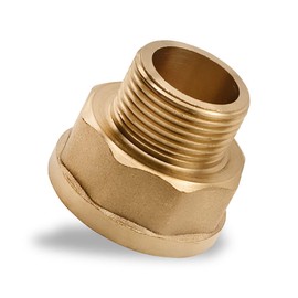 Brass Adapter Nipple 3/4" Male x 1“ Female Pipe Fitting NPT Brass Adapter 3/4 inch x 1inch Female