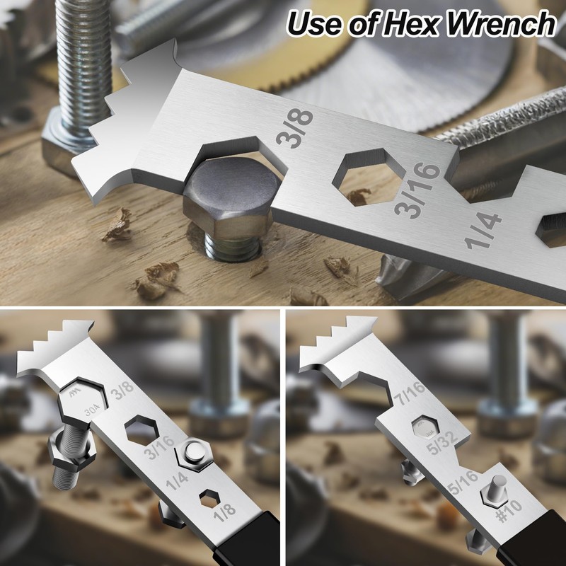 2-in-1 Paver Removal Tool with Hex Wrench, 2 Pcs Set