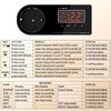 Wattive Digital Thermostat Socket with Sensor 220 V, Temperature Controller